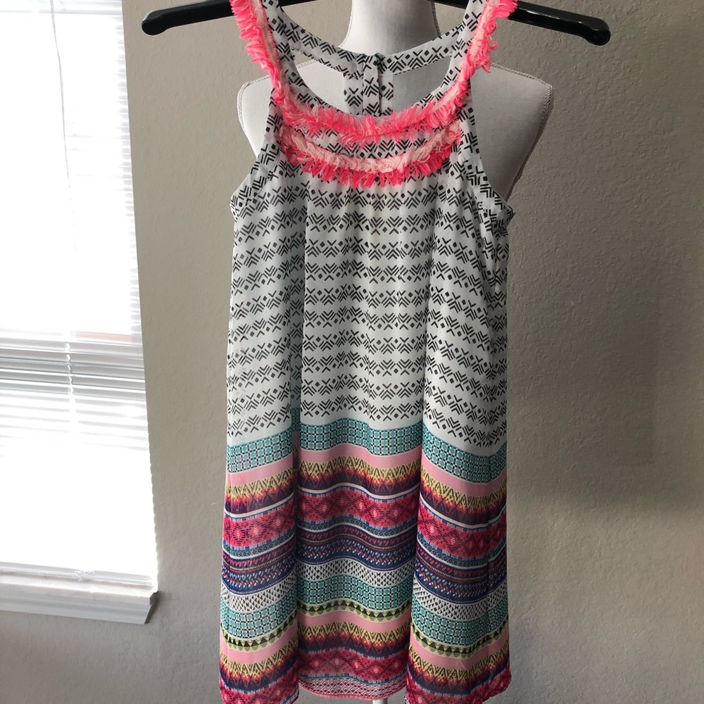 Truly Me Geometric Dress